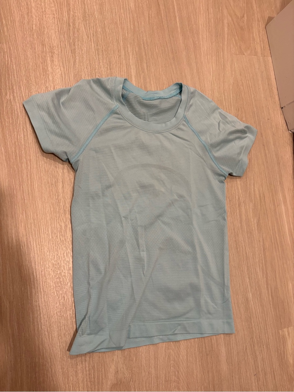 lululemon athletica Light Blue Short Sleeve Performance Tee